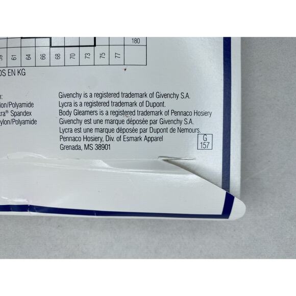 GIVENCHY Stockings Womens Size B Blue Shimmery Sheer Pantyhose Designer Tights - Picture 7 of 11